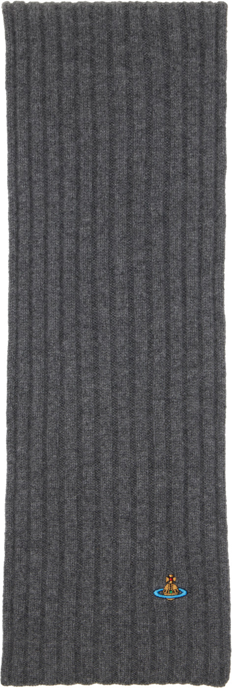 Gray Cashmere Scarf