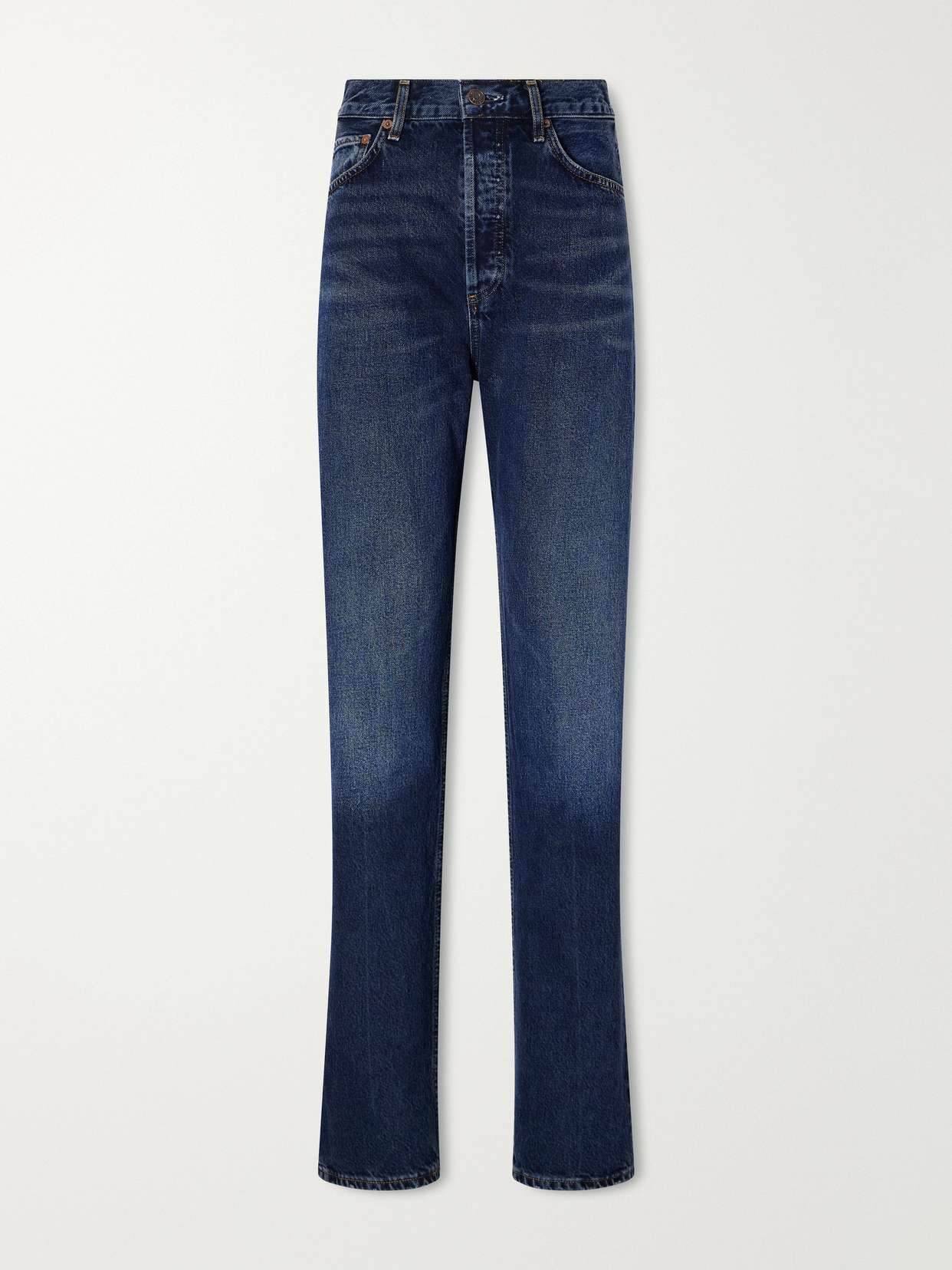 90's Pinch Waist Long high-rise straight-leg jeans