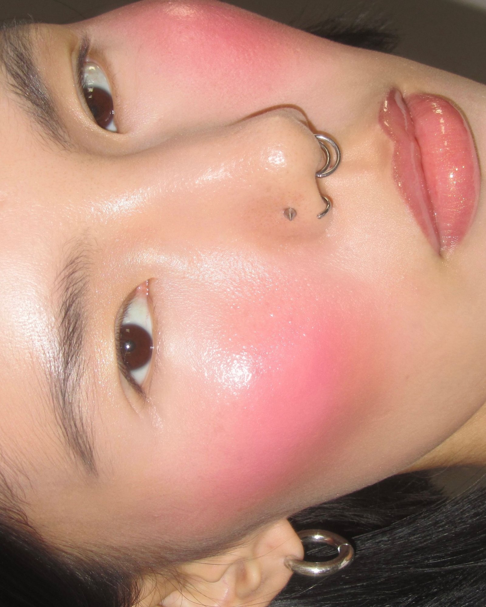 essence Baby Got Blush and the Pink Cheek Mates Around It