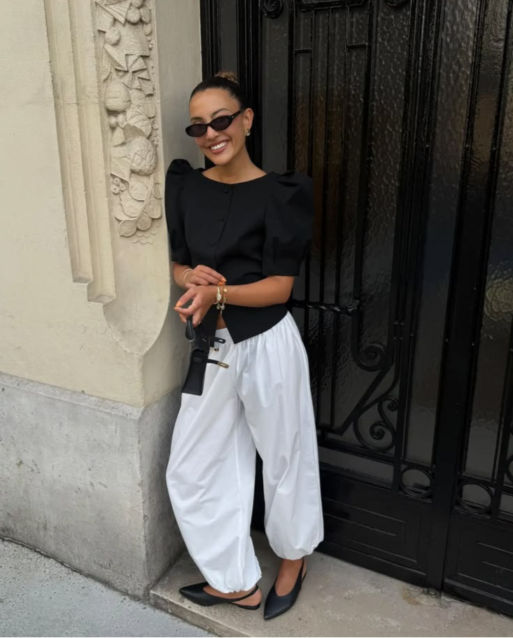 Balloon Pants: Rounded Trouser Volume and How to Style It