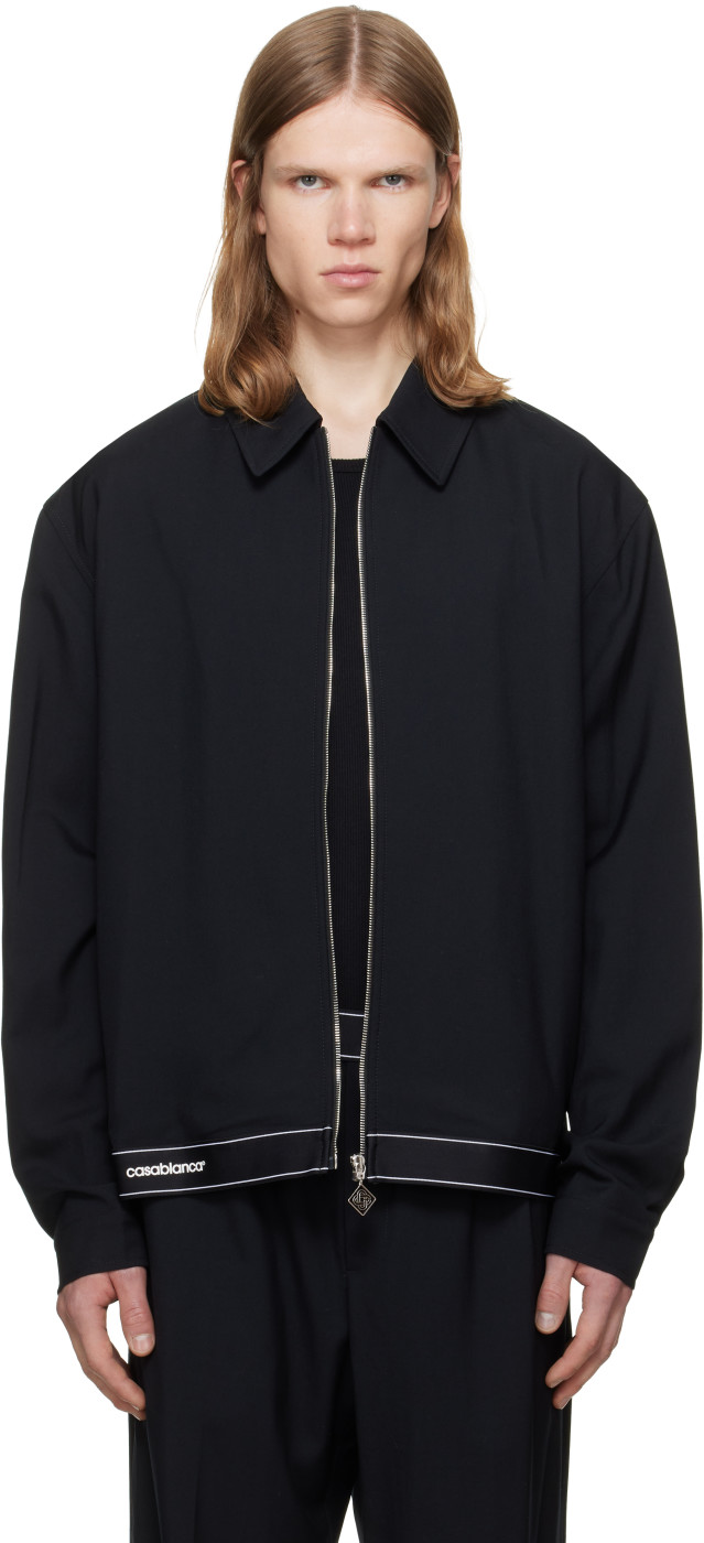 Black Tailored Sports Jacket