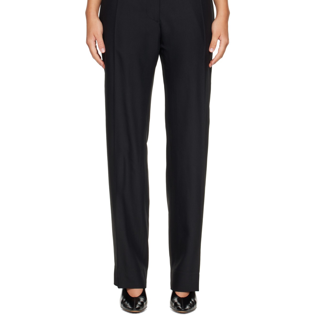 Black Quarte Tailored Trousers