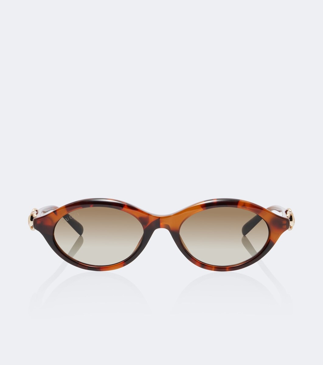 Horsebit round sunglasses