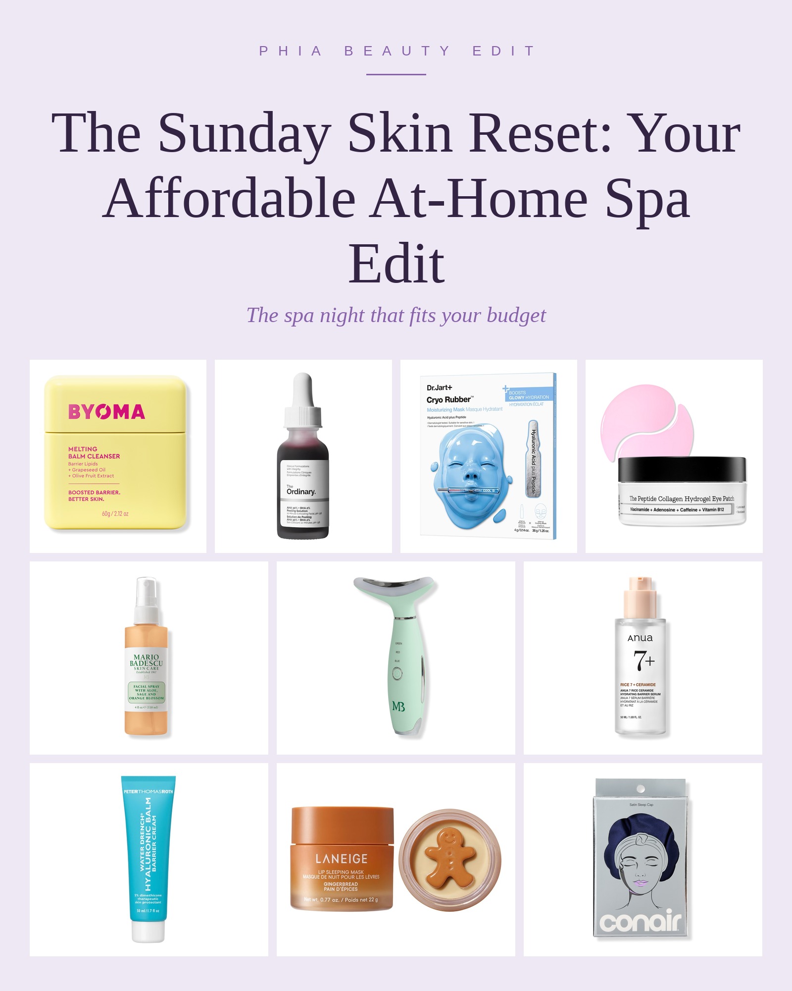 The Sunday Skin Reset: Your Affordable At-Home Spa Edit