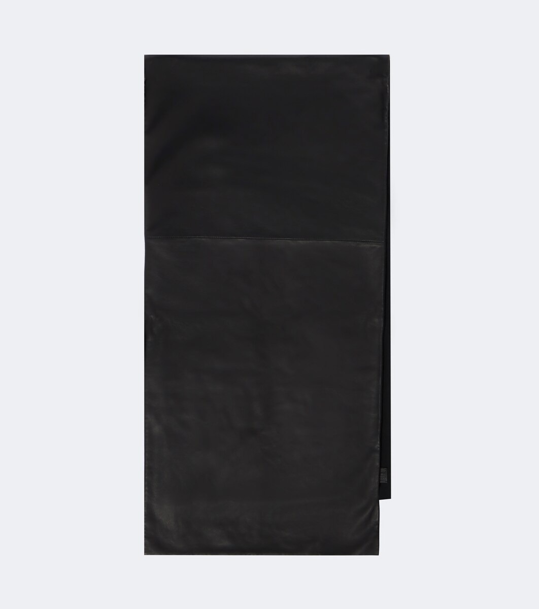 Leather scarf