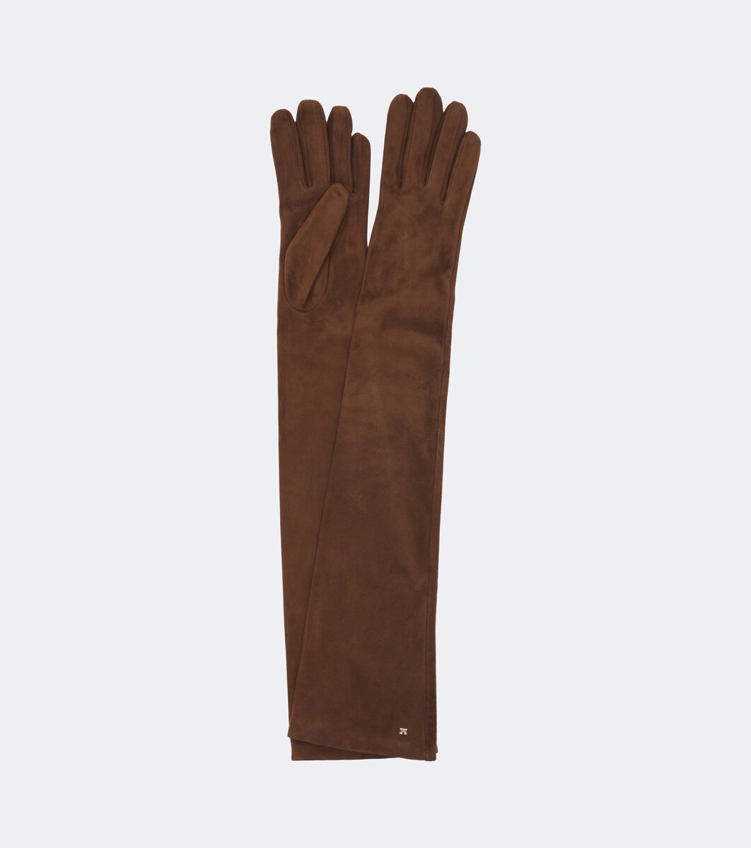 Suede gloves