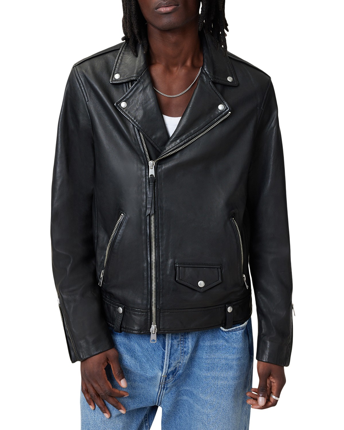 Milo Leather Biker Jacket