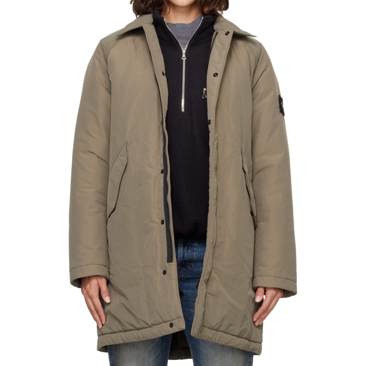 Taupe 7100002 Micro Twill Coat