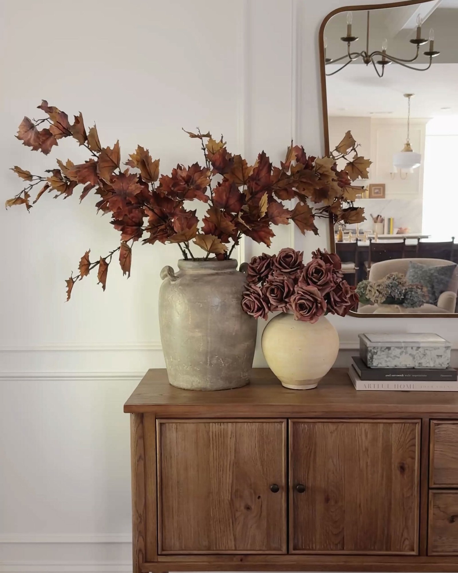 Fall Decor Ideas For The Mantel, The Table And The Front Door