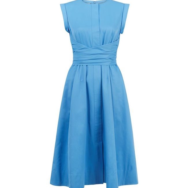 How to Style Hobbs Blue Eloise Dress