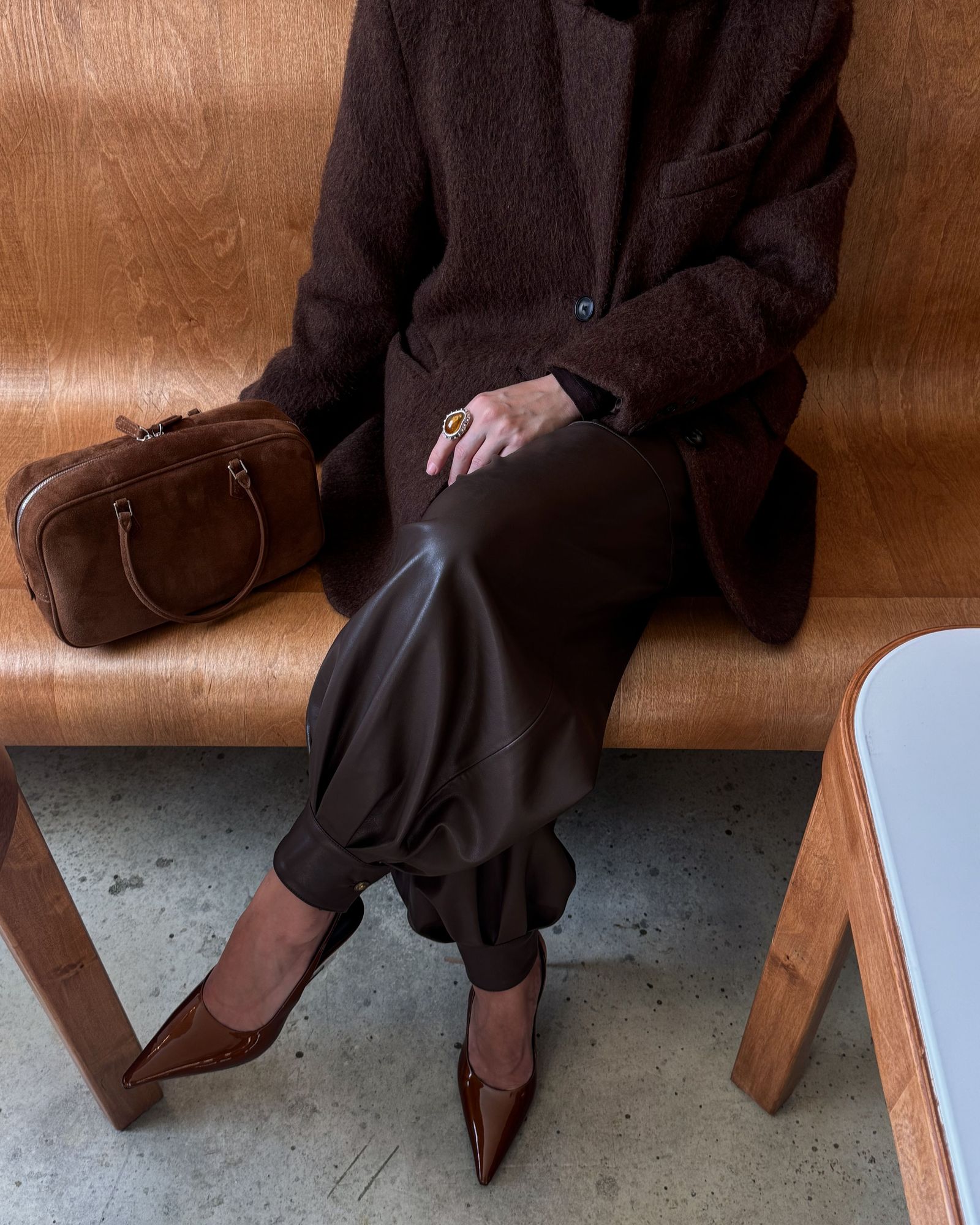 Brown and Black Outfits
