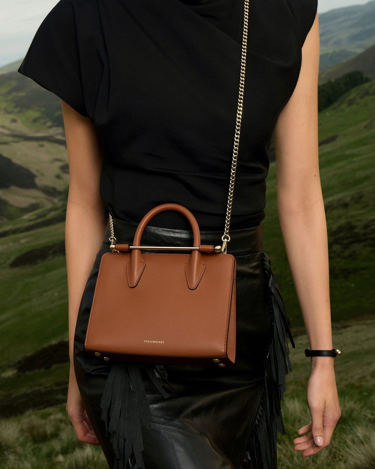 The Strathberry Bag Is Scottish Restraint With A Metal Bar