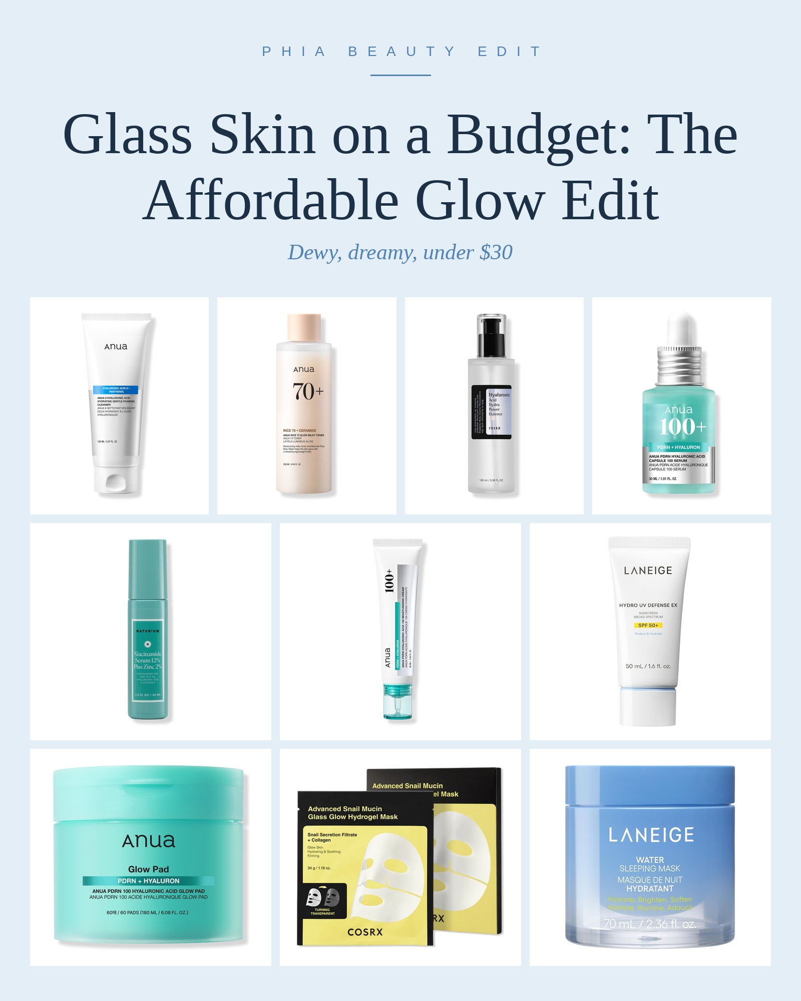 Glass Skin on a Budget: The Affordable Glow Edit