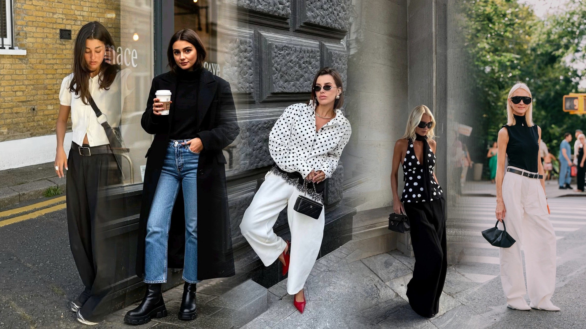 Black and White Outfit Ideas for Early Fall