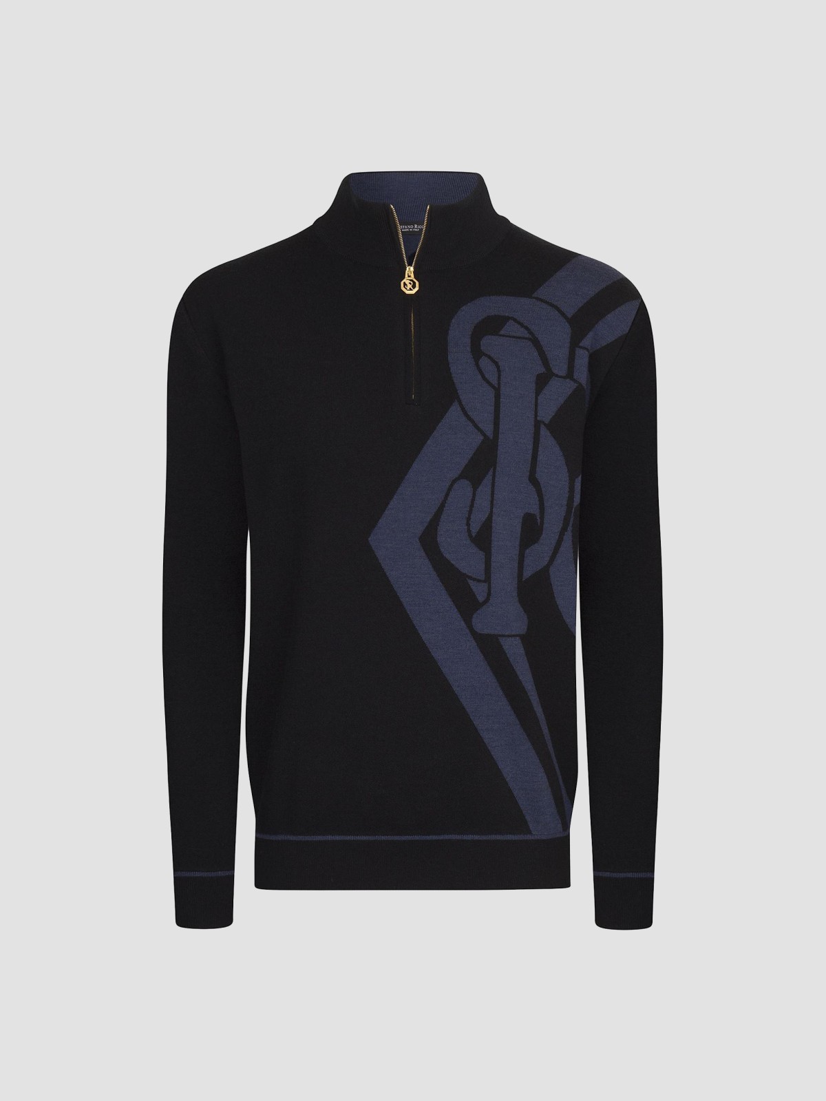 Zip Mock Neck Sweater