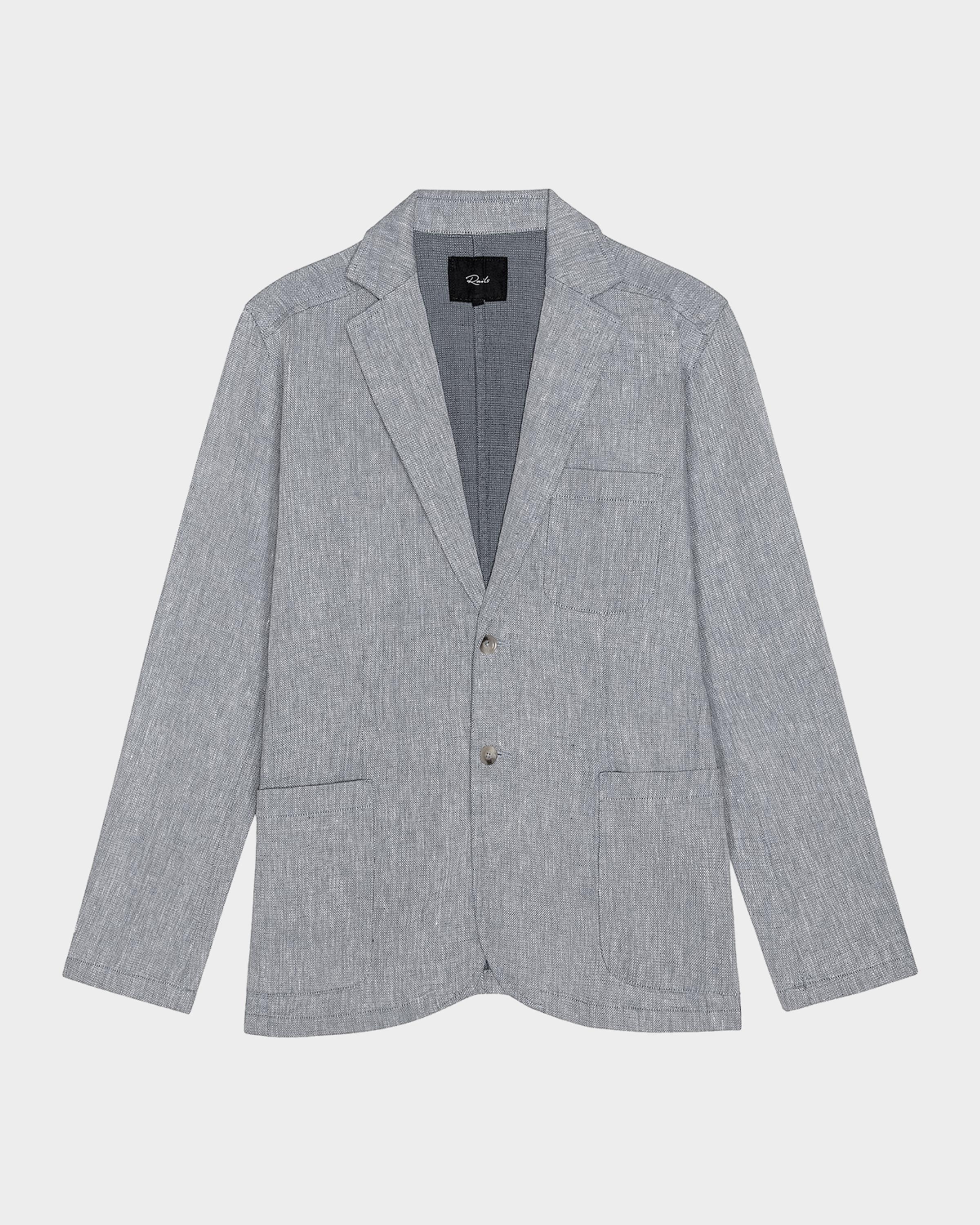 Men's Harris Stretch Cotton-Linen Blazer