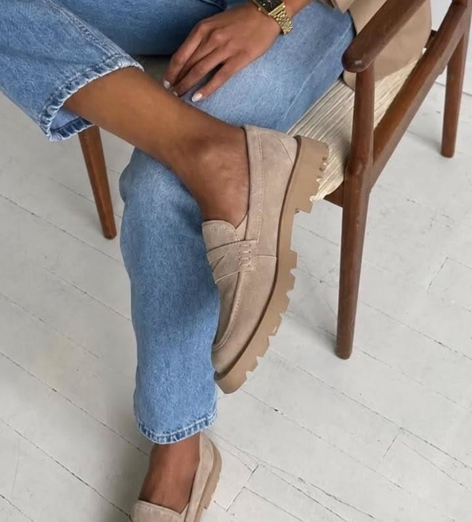 Suede Loafers