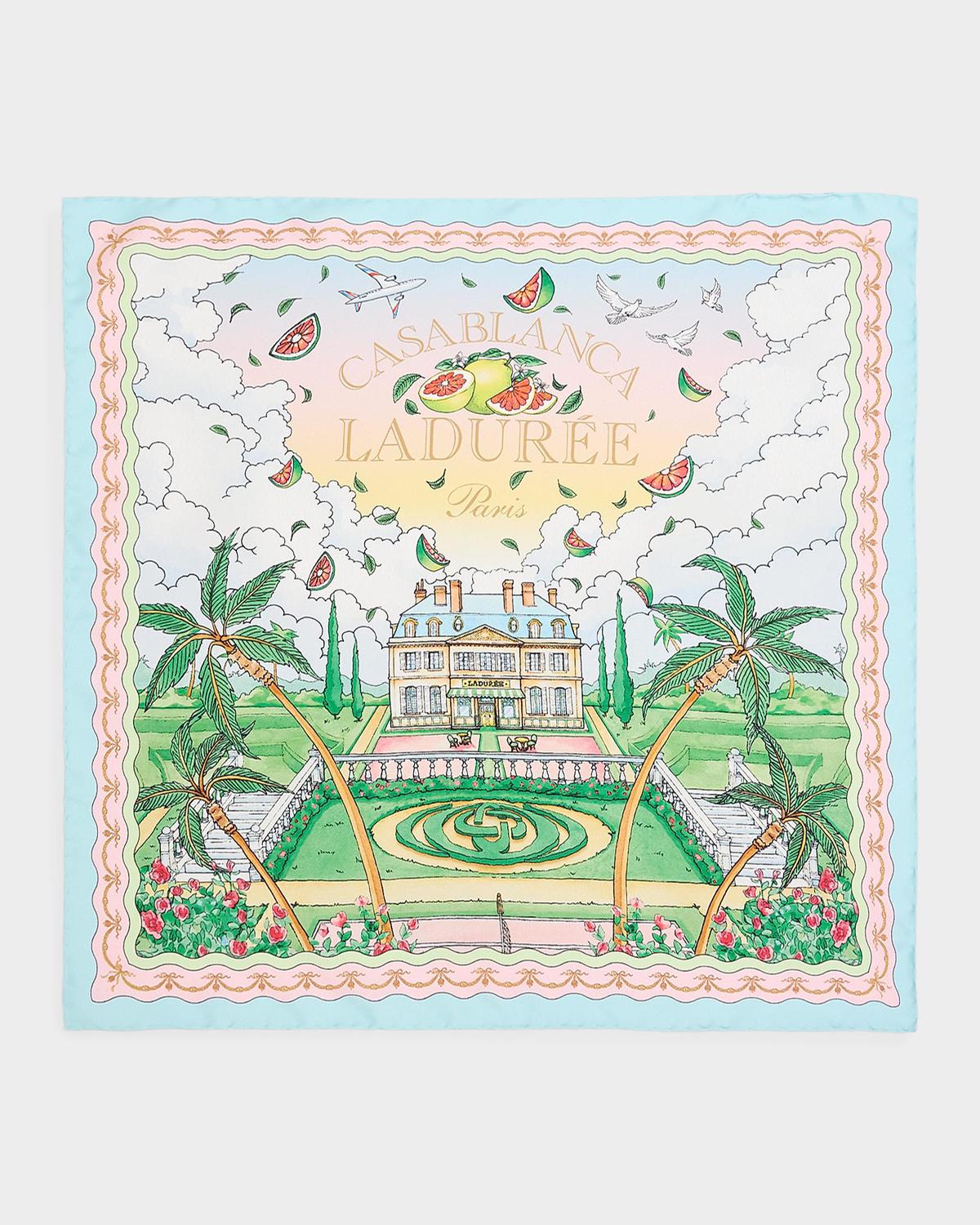 Casablanca Men's Medium Silk Scarf