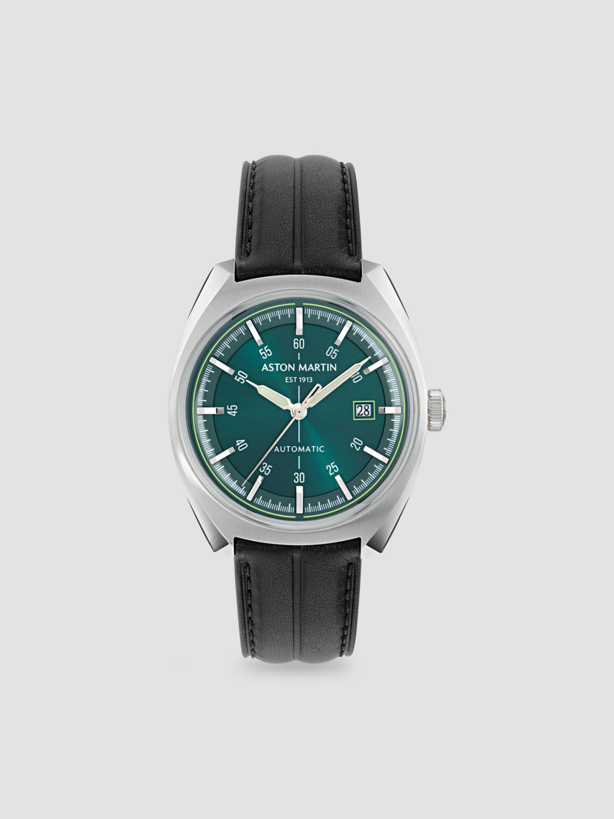 TS2 Automatic Stainless Steel & Leather-Strap Watch/41MM