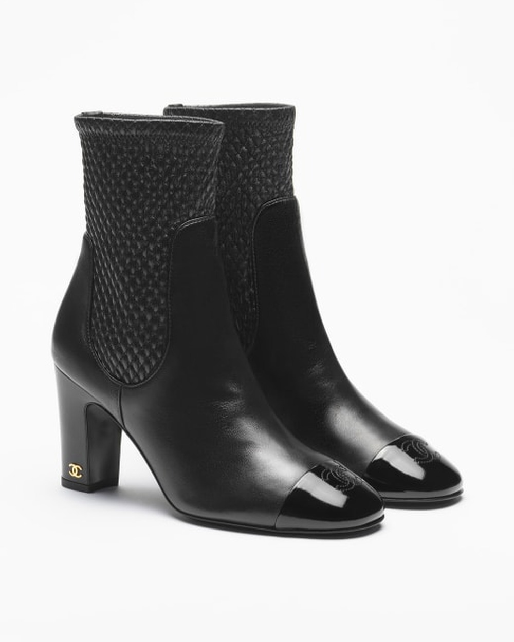 Chanel Short Boots, Black