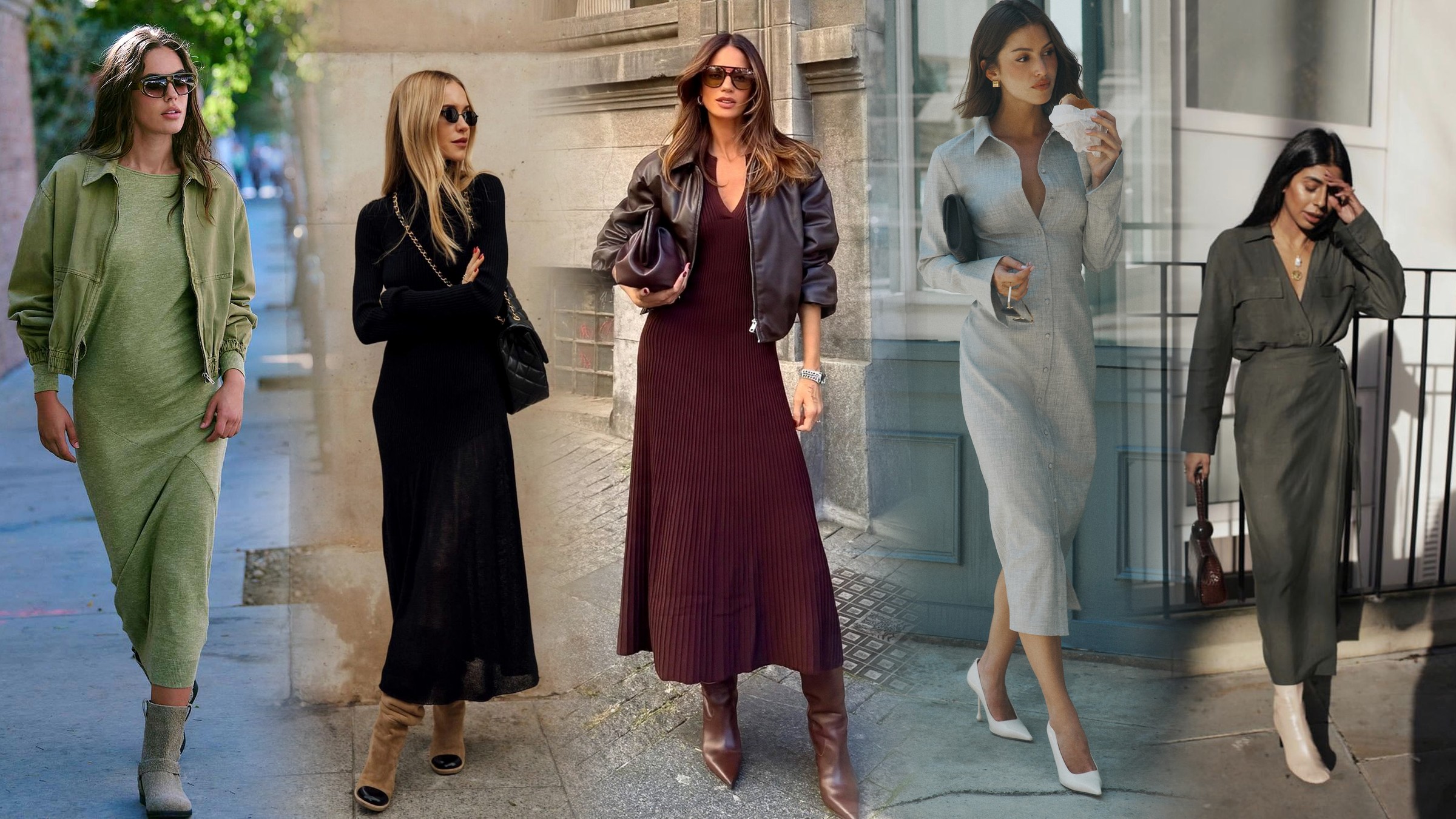 Dresses With Boots, Four Fall Pairings