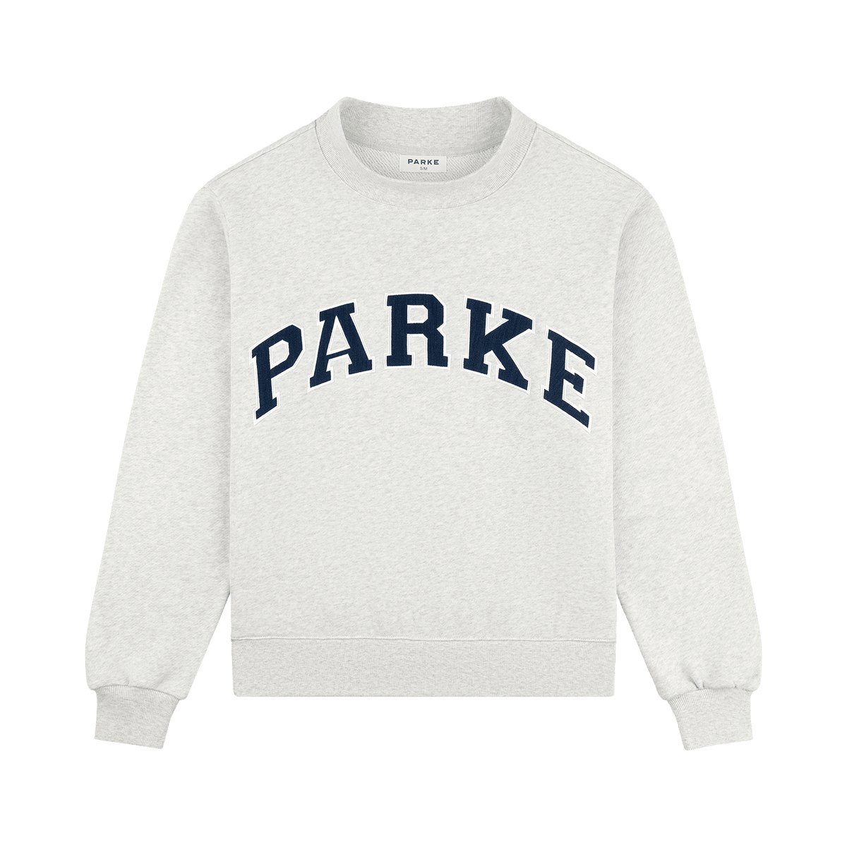 Heritage Parke OG Varsity Mockneck - Heather Grey + Denim