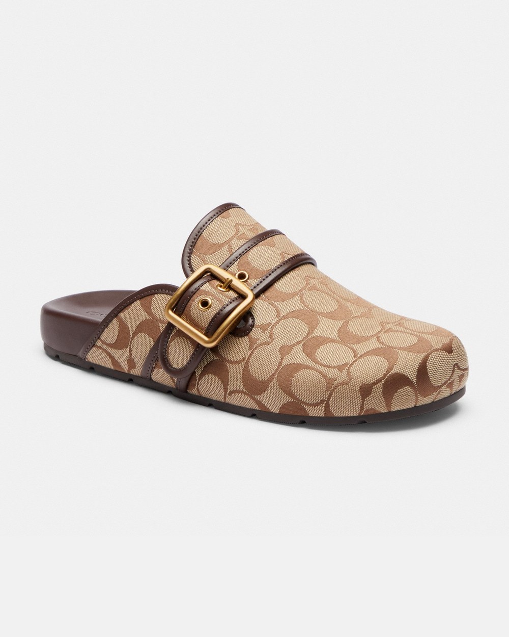 Archival Buckle Clog With Signature Sateen Jacquard
