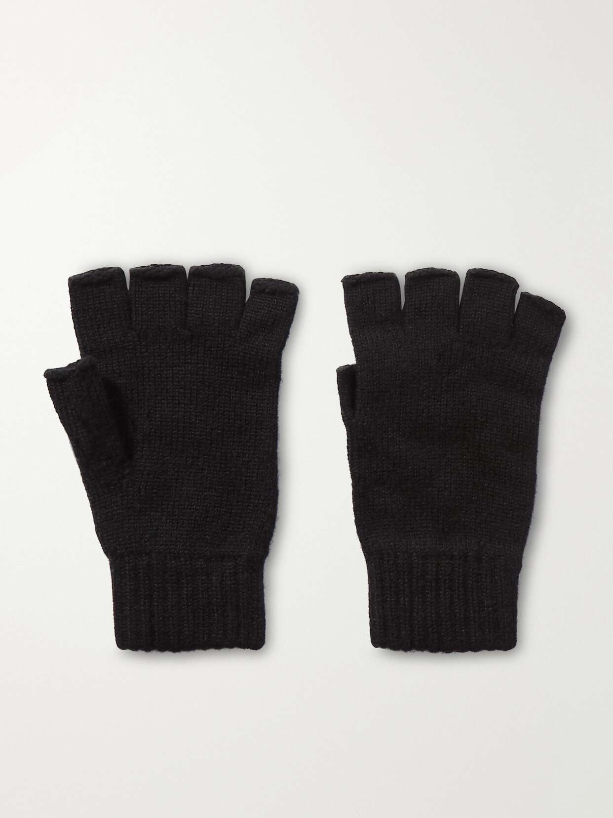 + NET SUSTAIN cashmere fingerless gloves