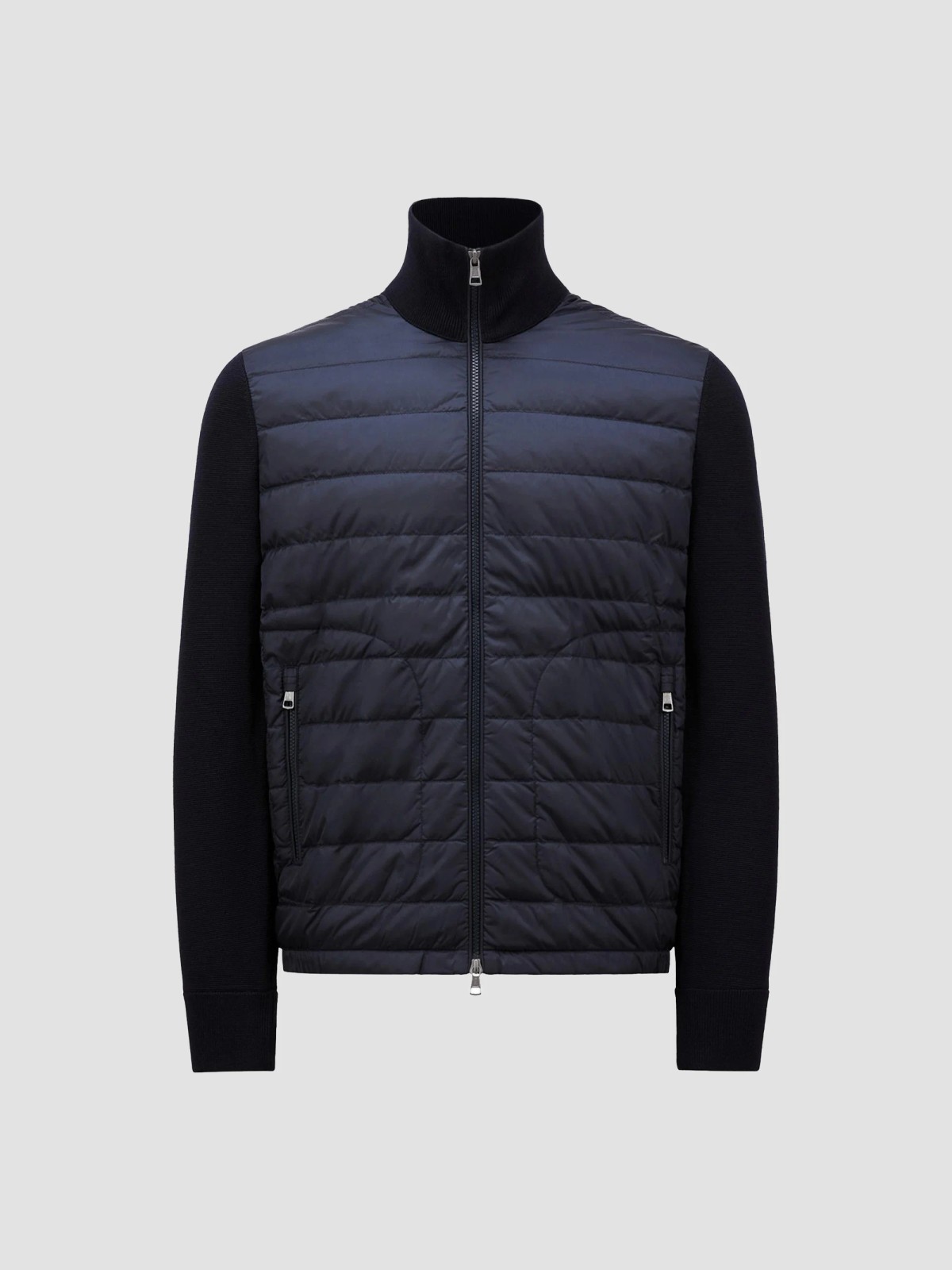 Padded Wool Down Cardigan
