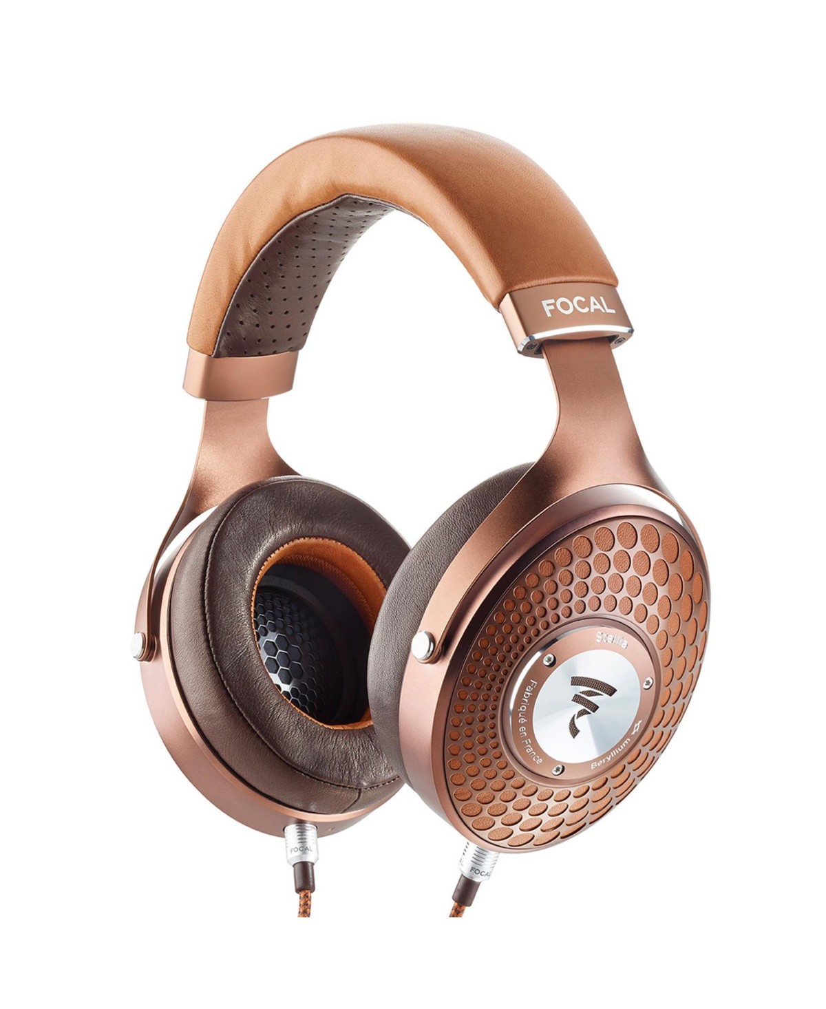 Stellia Closed-Back Circum-Aural Over-Ear Headphones (Cognac)