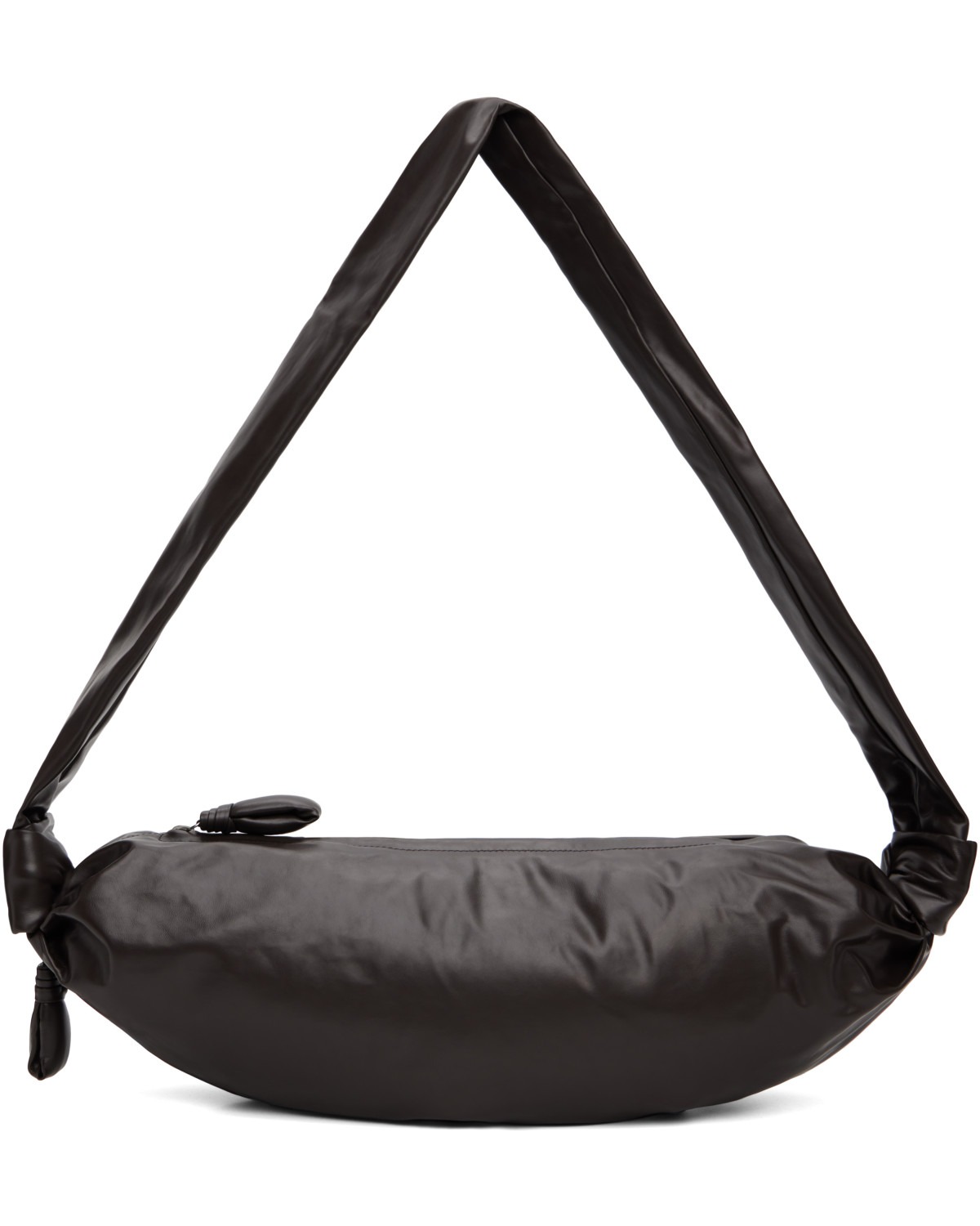Brown Medium Soft Croissant Bag