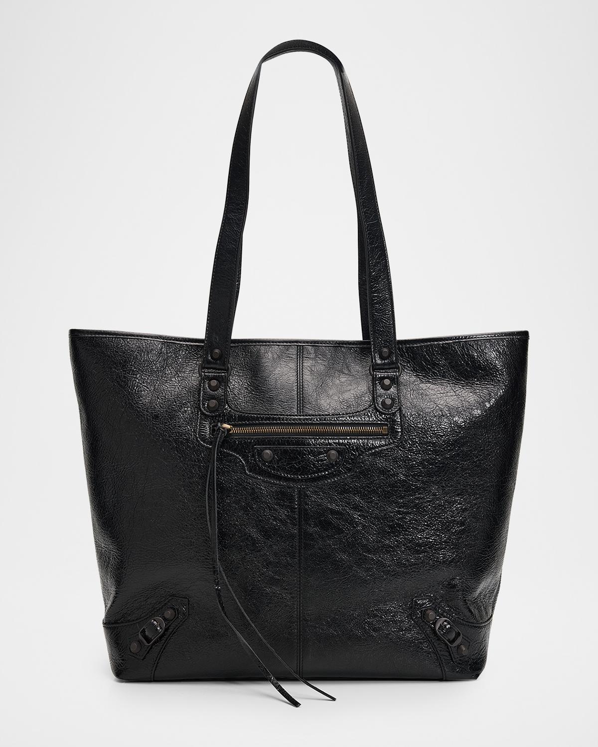 Balenciaga Men's Le City Cabas Tote Bag in Arena Lambskin