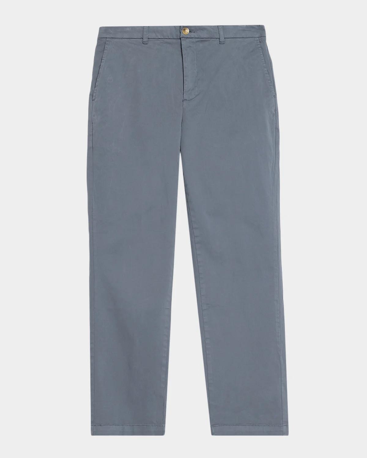 Men's Irving Cotton-Stretch Straight-Leg Chino Pants