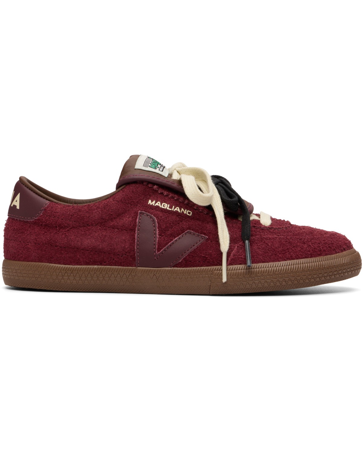 Burgundy Magliano Edition Panenka Suede Sneakers