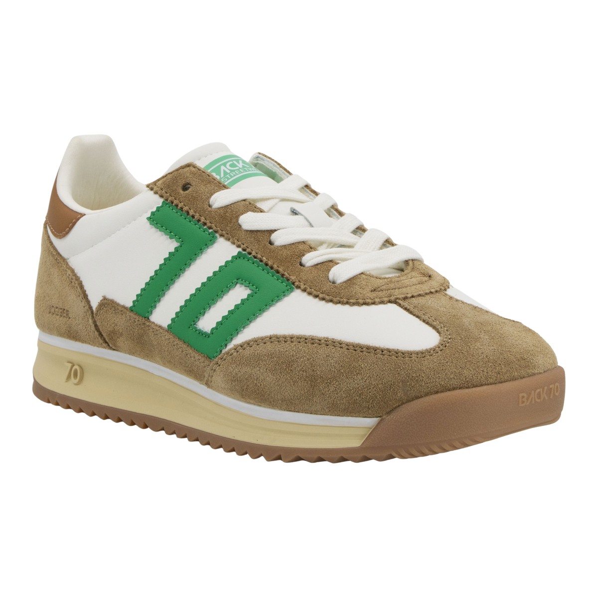 Jogger M Sneakers in White Camel Green