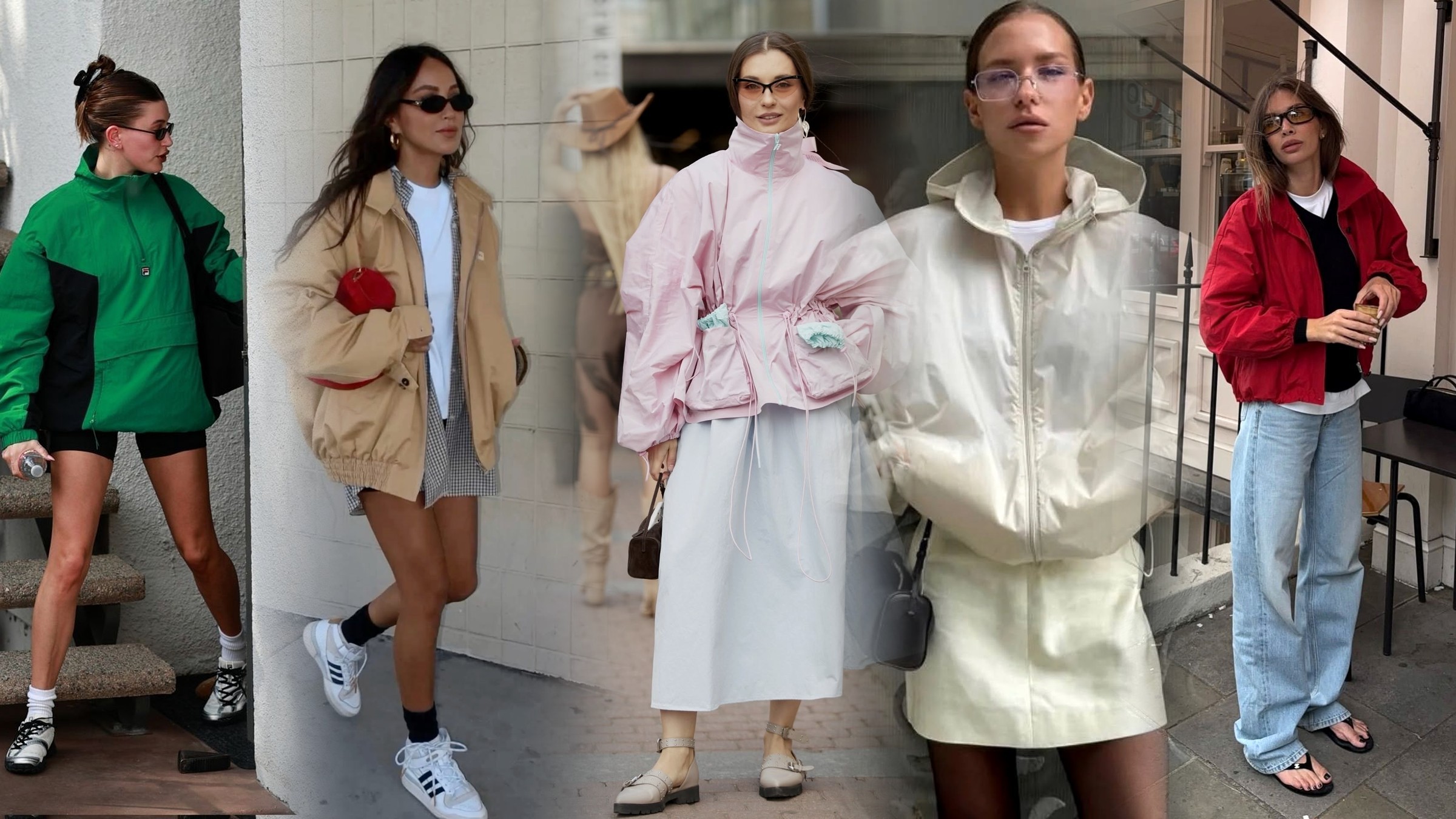 Bright Windbreakers and Track Jackets for Fall