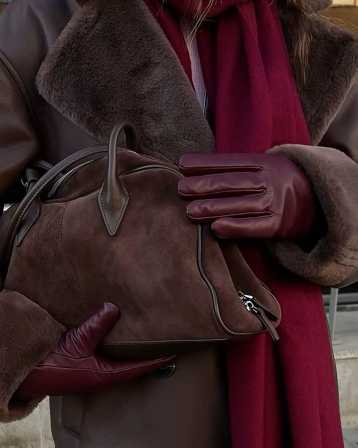 Burgundy and Chocolate Brown Outfits to Try This Fall