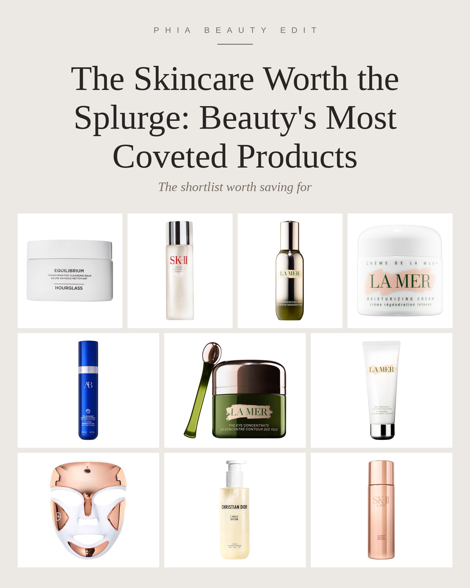 The most coveted luxury skincare products worth the splurge