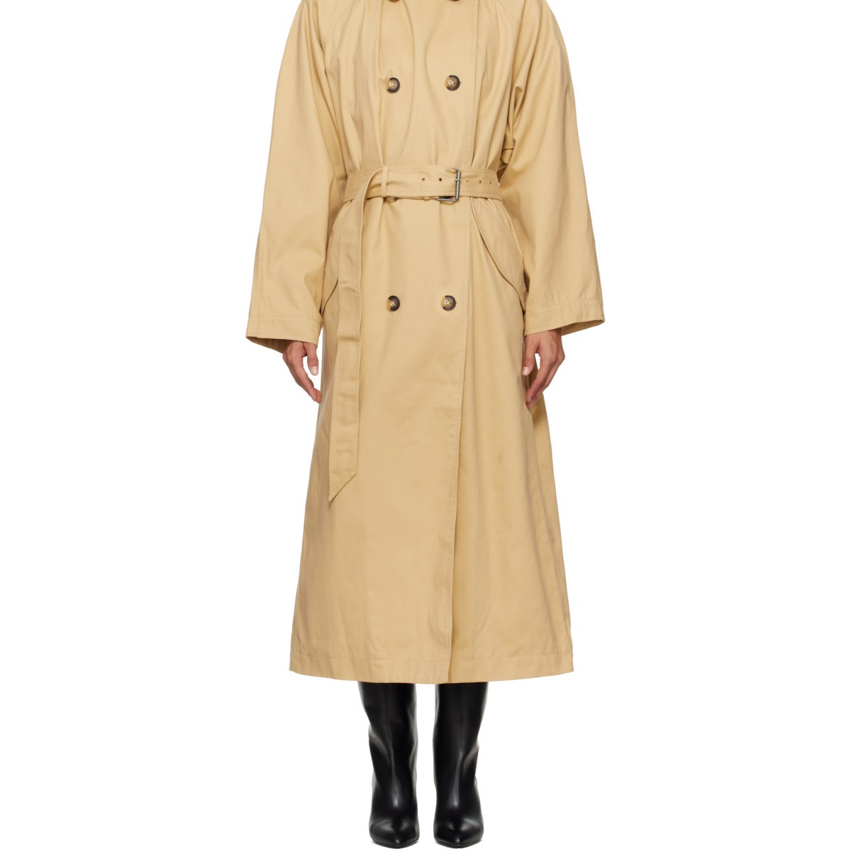 Beige Cacilda Trench Coat