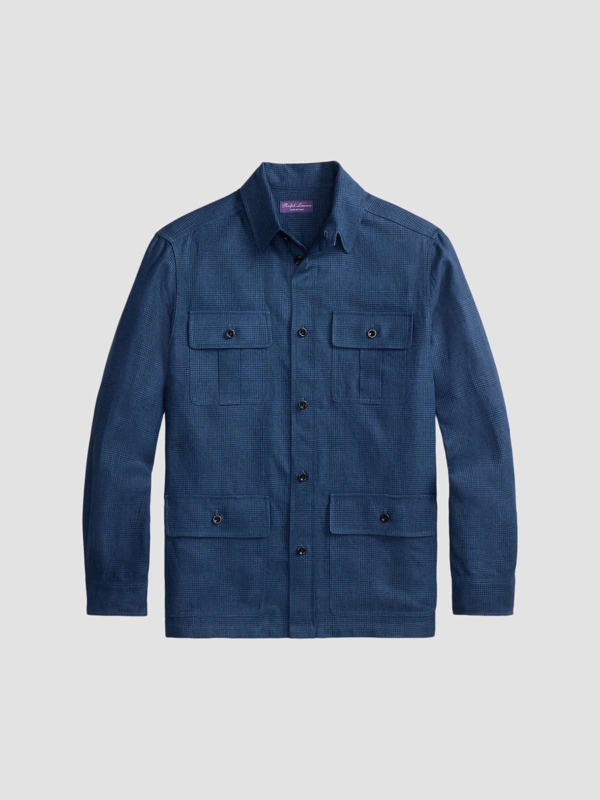 Glen Checked Cotton Sport Shirt