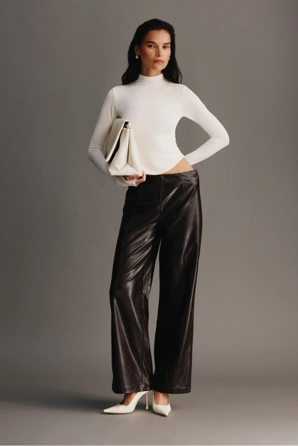 Faux Leather Pants