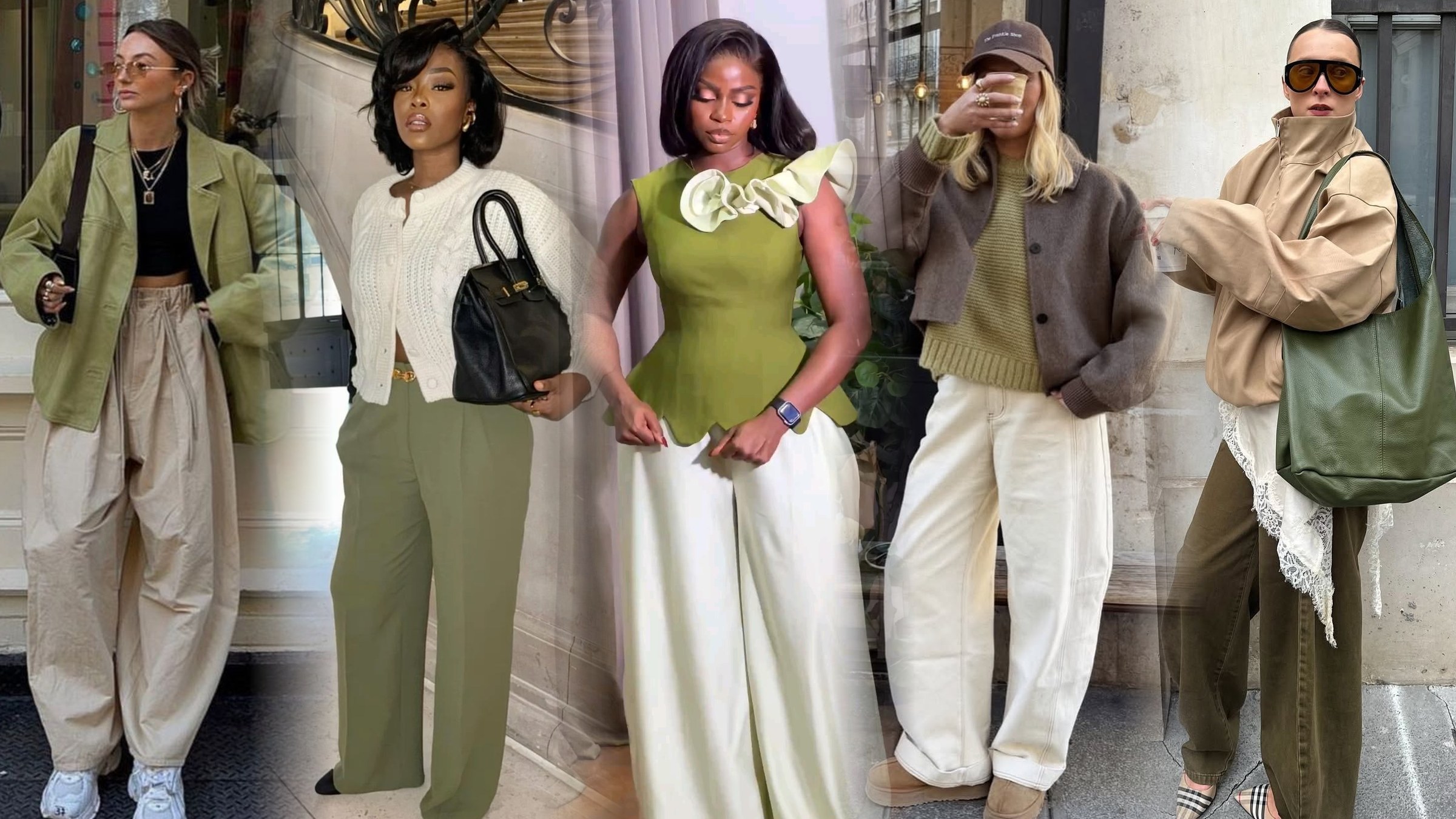 Olive Green and Cream Outfits to Try This Fall
