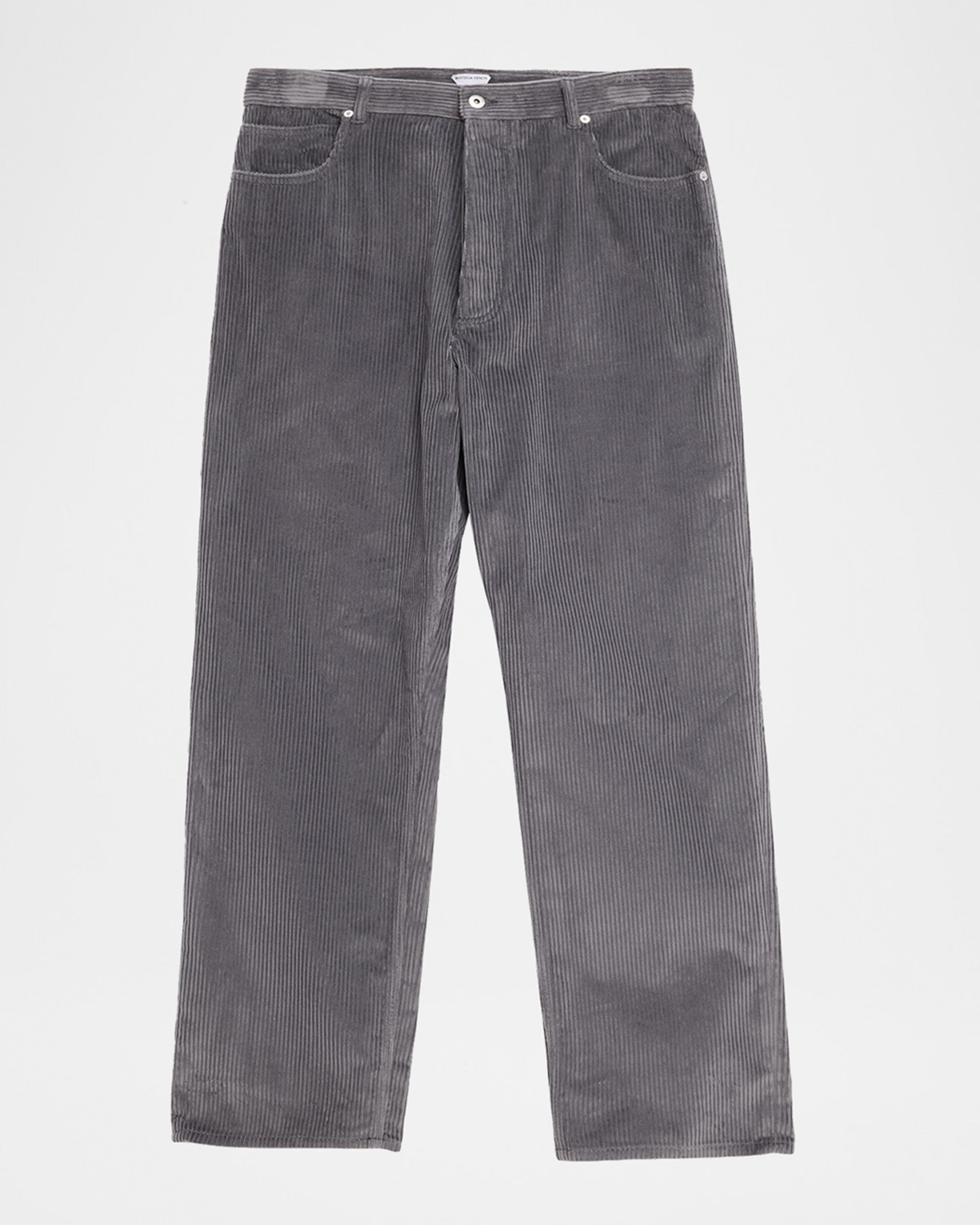Men's Cotton Corduroy Relaxed Straight-Leg Pants