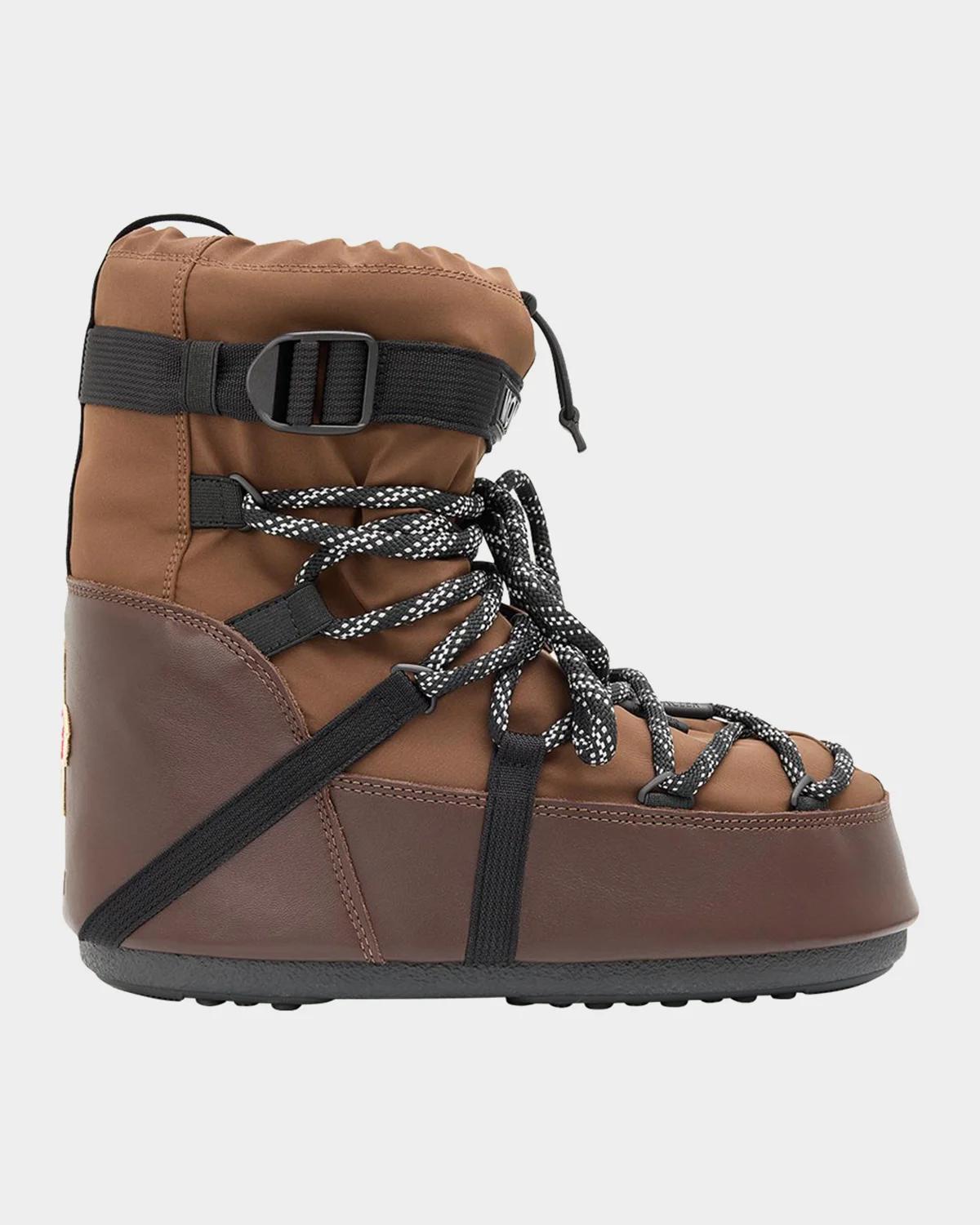 Moncler x Moon Boot Men's Icon Low Gaiter Padded Snow Boots