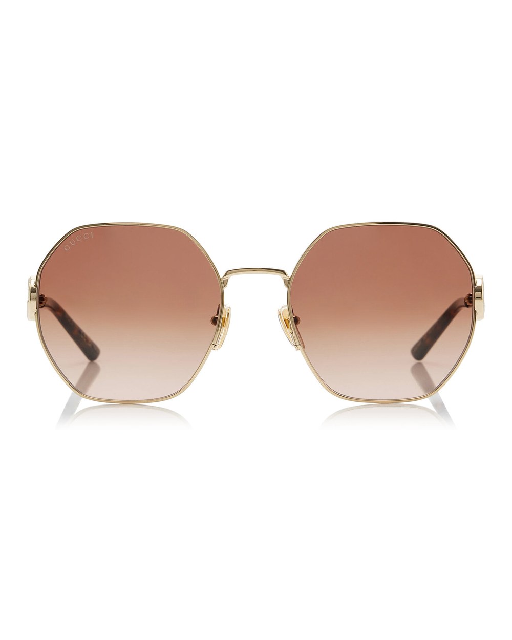 Round-Frame Metal Sunglasses