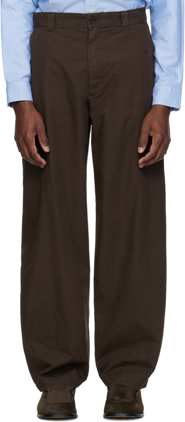 Brown Dan Chino Trousers