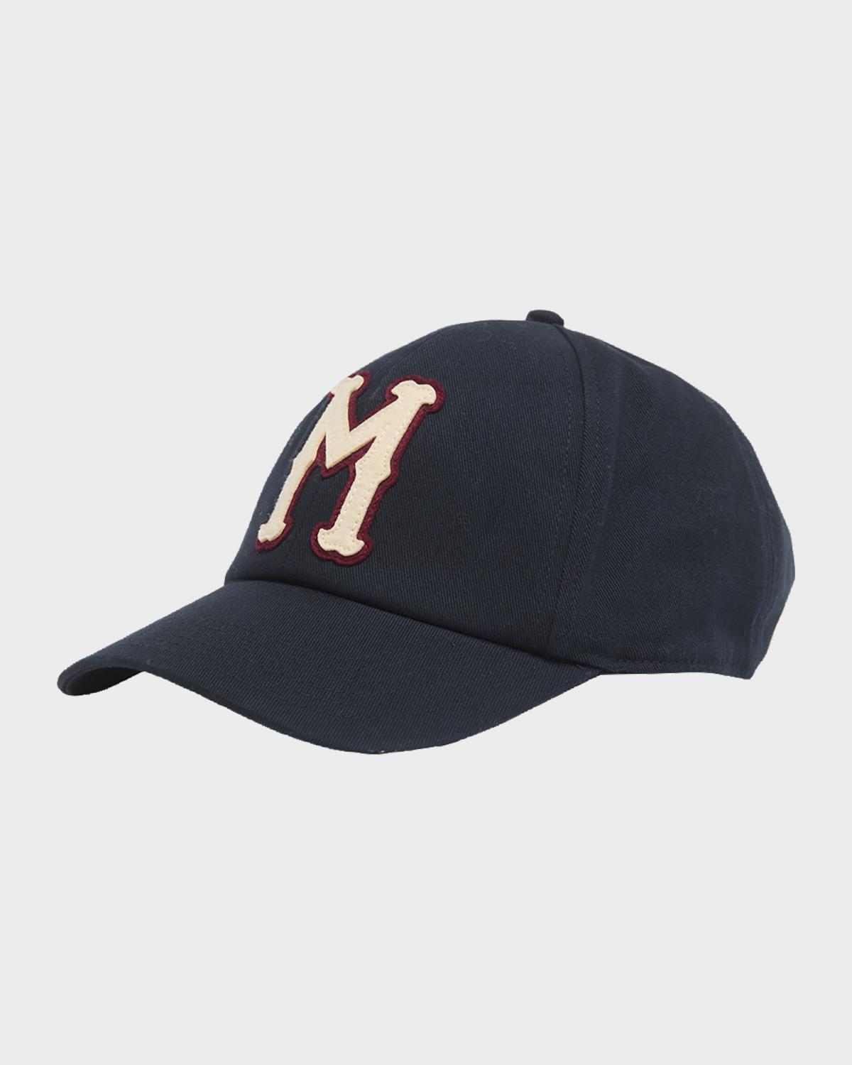 Moncler Men's Logo Cotton Baseball Cap