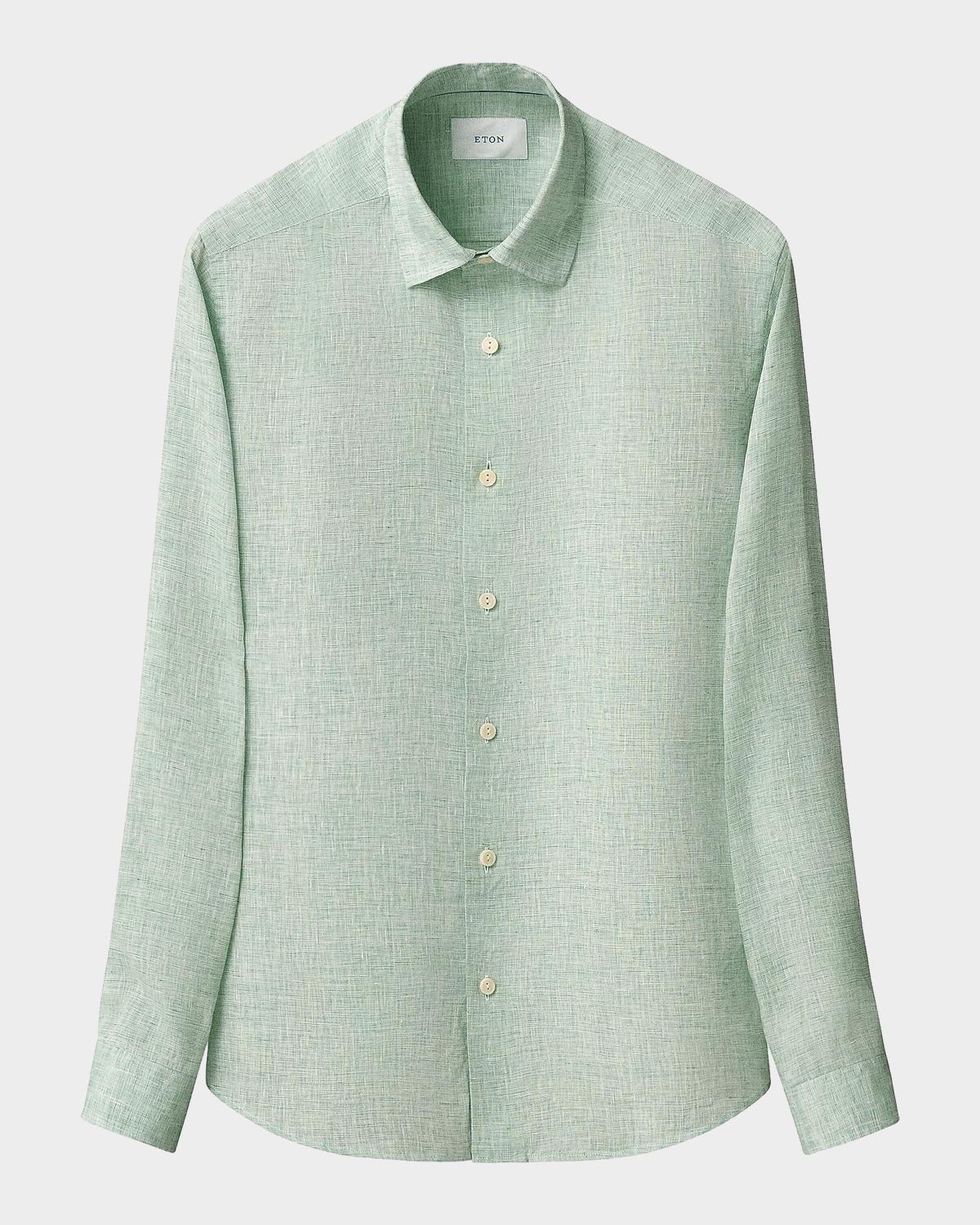 Men's Linen Long-Sleeve Shirt