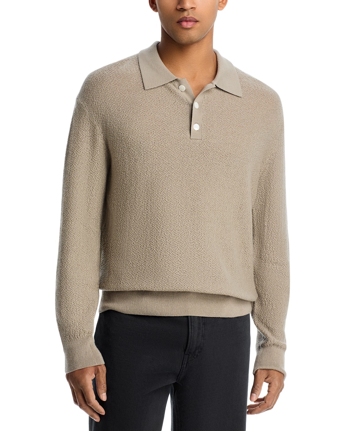 Long Sleeve Polo Sweater
