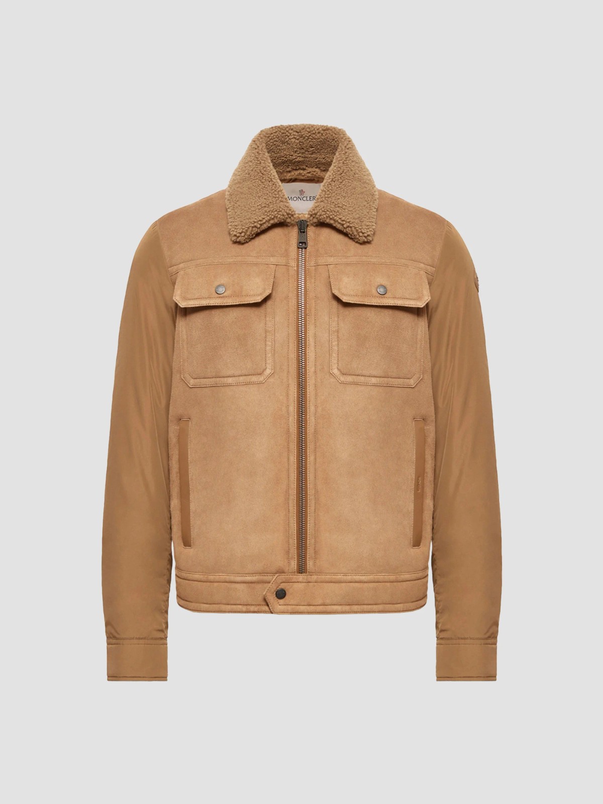 Zerique Puffer Jacket in Suede